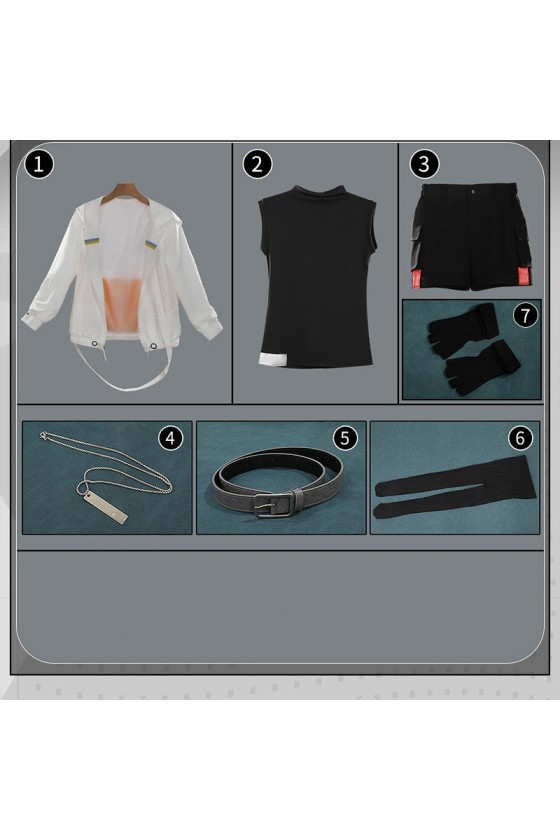 2XXT Cosplay Arknights Exusiai the New Covenant Casual Outfit Cosplay Costume